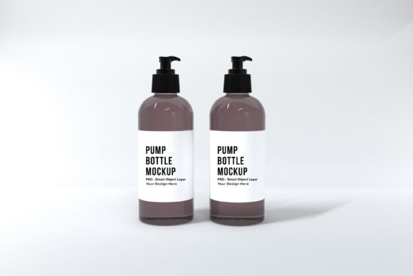 3D Realistic Bottle Mockup for Creative Projects
