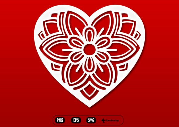 Elevate Your Craft Projects with the Valentine Mandala Heart Ornament