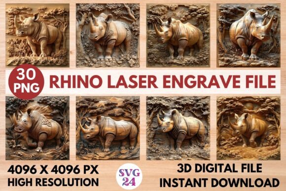 Explore Rhino Laser Engrave File
