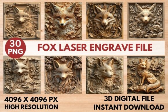 Fox Laser Engrave File
