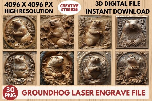 Groundhog Laser Engrave File: A Creative Tool for Laser Engraving Projects