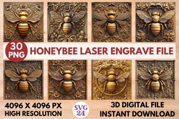 Honeybee Laser Engrave File