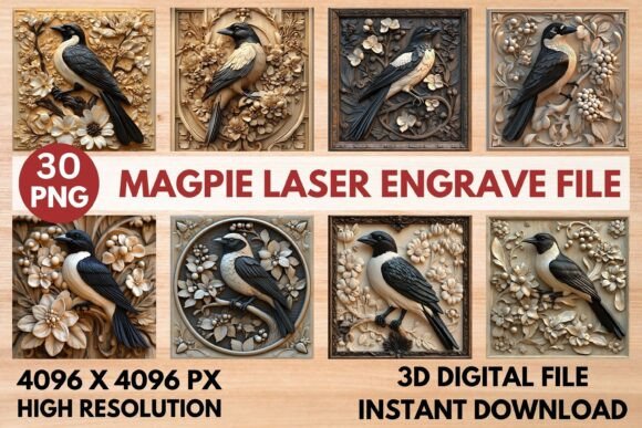Magpie Laser Engrave File