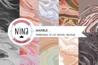 Marble Digital Paper Pack: Versatile Design for Every Project