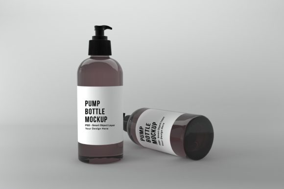Pump Two Bottle Mockup: A Time-Saving Tool for Creative Branding and Presentation