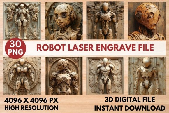 Robot Laser Engrave File: A Versatile Digital Design for Precision Engraving