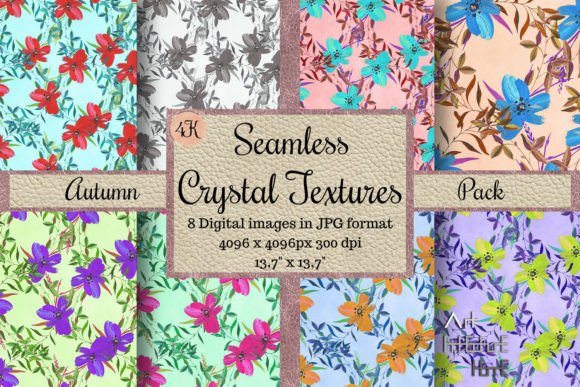 Seamless Crystal Textures - Autumn Pack: A Must-Have for Creative Projects