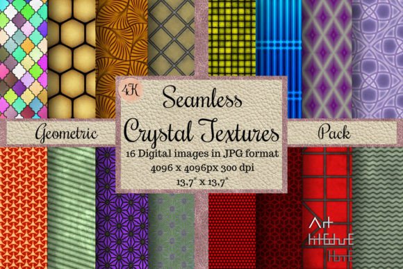 Seamless Crystal Textures - Geometric: A Must-Have for Modern Designers