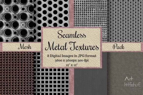 Seamless Metal Textures - Mesh Pack: A Versatile Resource for Creative Projects