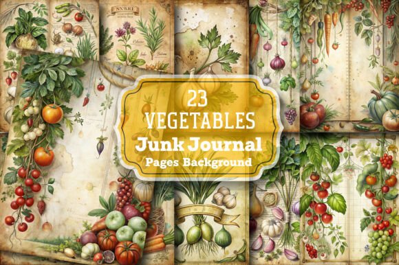 Vegetables Junk Journal Pages: A Strategic Creative Resource for Modern Practitioners